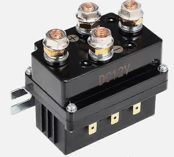 12V 250A Winch Control Solenoid Relay Contactor with Wireless Winch Remote Control Kit