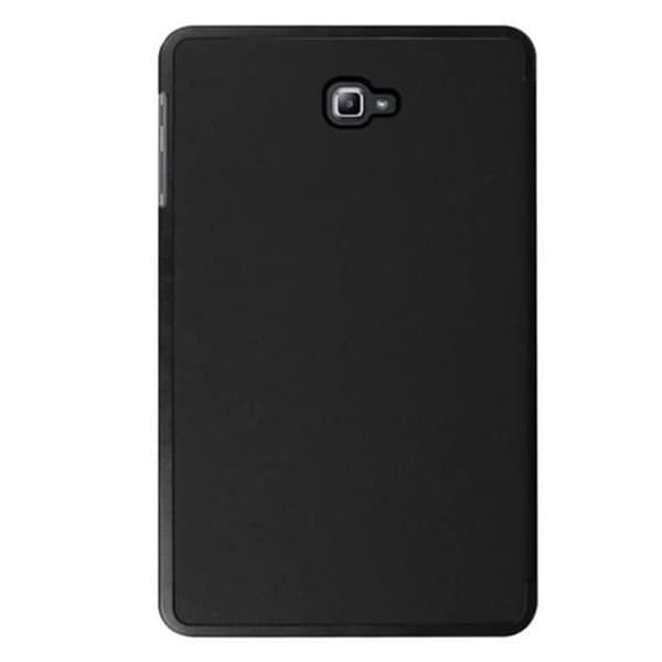 Etui - Samsung - Galaxy Tab A6 10.1 - PU Læder - Stødsikkert - Sort Svart