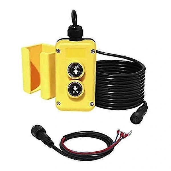 3-wire remote control for dump trailer with hydraulic pump for 12V DC, single-acting, for raising and lowering