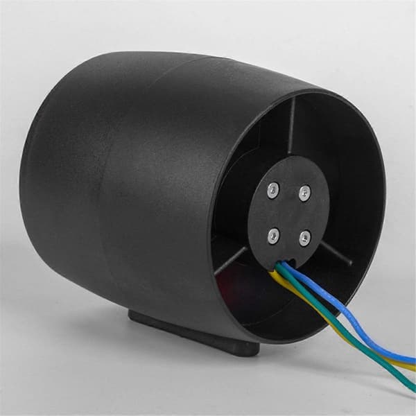 400W Borstlös Motor Undervattenstruster för Kajaker Paddleboards Medurs Black