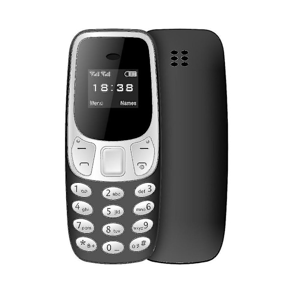 Servo Bm10 Mini -matkapuhelin, 2 SIM-korttia, Bluetooth-kuuloke, äänenvaihdin, valitsin, alhainen säteily, äänitallennus, pieni matkapuhelin [kehittynyt laatu! 50% alennus] Black