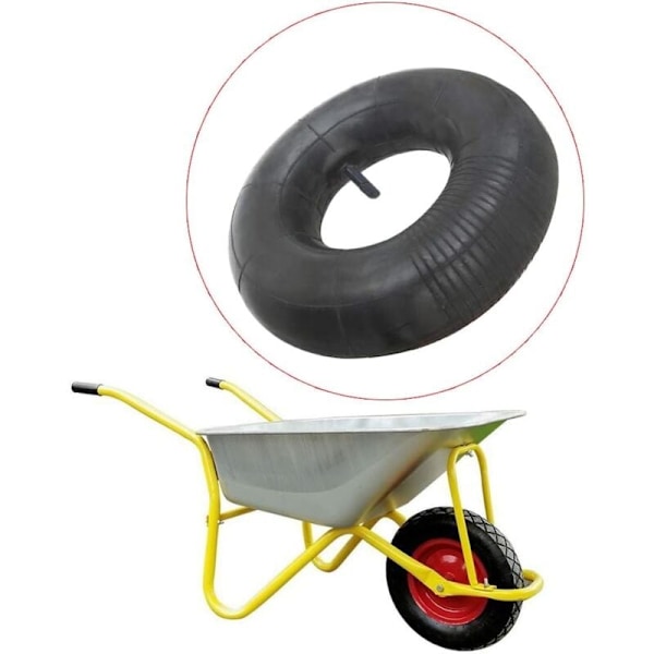 Deler 3.50/4.00-6 Slange Dekk Hjul 3.50/4.00-6 Slange Trillebår Gummi Ventil 6