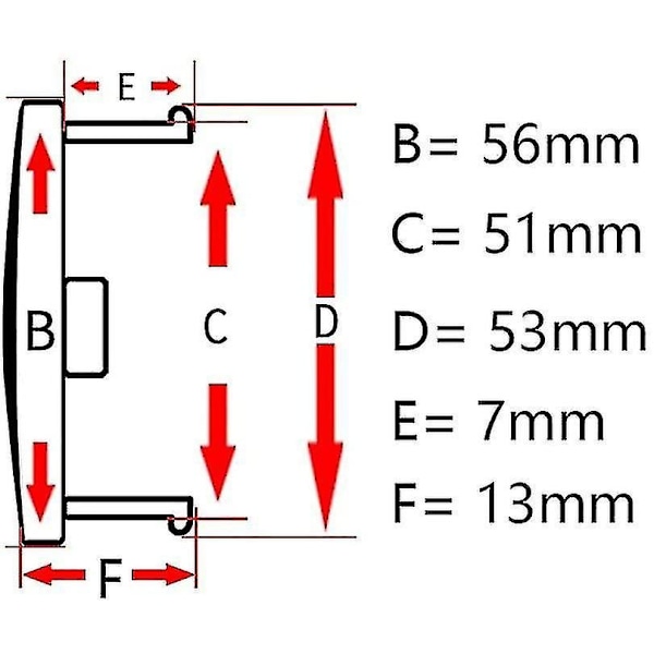 4 stk. 60mm navkapsler, emblemer for Solaris Ix35 I20 I30 I40 Hyundai Tucson Creta Santa-liuyue-Xin