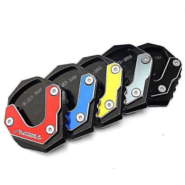 Til Honda Xl750 Xl 750 Transalp 750 2023 Motorcykeltilbehør Aluminium Støttebensfod Sidestøttebensforstørrer Pad Dækventilhætter Black 1