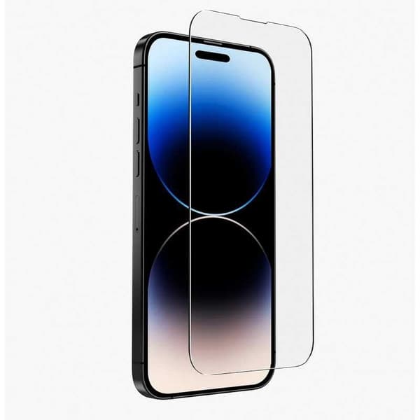 3-i-1 komplet iPhone 15 Pro stødabsorberende etui MagSafe-kompatibelt - Sort