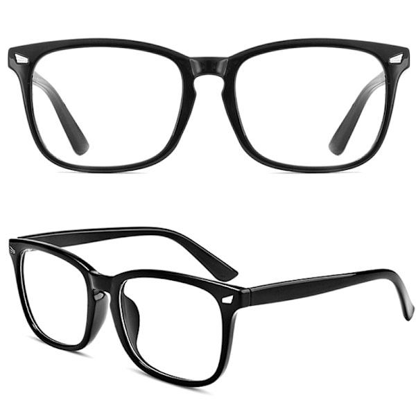 Computer Briller Anti Blåt Lys Filter UV Beskyttende Briller Unisex Grå 3-pak 3 Pack grey