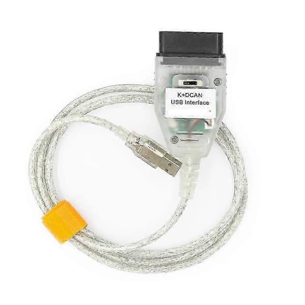 BMW Diagnostisk Værktøj: INPA K+CAN K+DCAN med FTDI FT232RL Chip & Switch USB Interface, OBD2 Scanner white