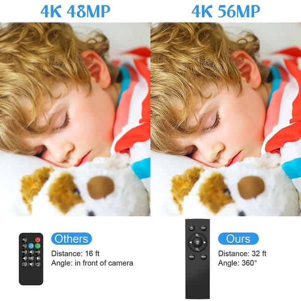 KOMERY AF2 4K digitalt videokamera med stabilisatorsæt Not Specified