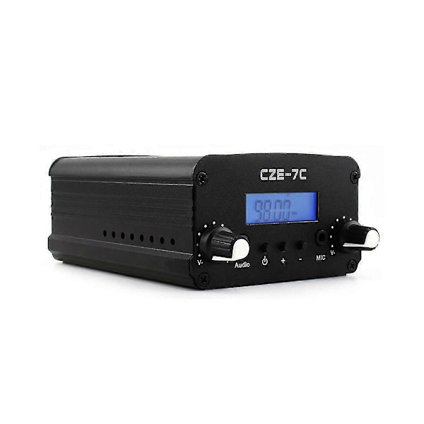 FM-sender for CZE-7C 7W Lang Rekkevidde for Drive-in Kirke, Skole & Supermarked Arrangementer, Perfekt for Lysshow og Konferansestereo