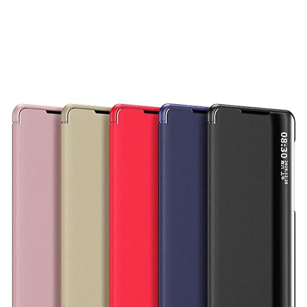 Stuff Certified® Smart View LED Flip Fodral Kompatibelt Med Samsung Galaxy Note 10 Plus Blå