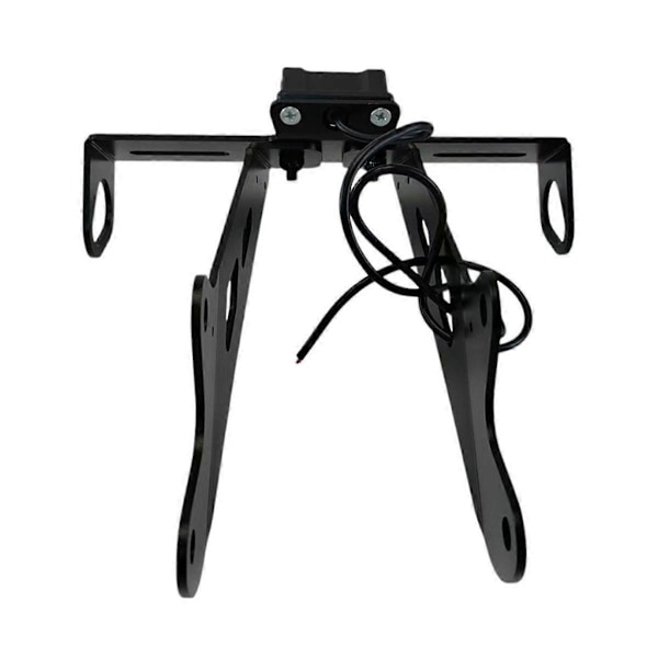 Til MT09 V4 MT-09 SP 2024 2025 Motorcykel Nummerplade Ramme Holder Beslag Baglygte Eliminator med L Black
