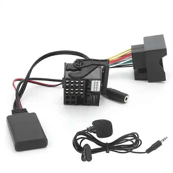 150 cm Bluetooth 5.0 AUX-kabel ljudadapter med mikrofon passar för BMW E60 E63 E64 E65 E66 E87