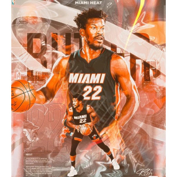 Basketball Jerseys Sportsklær Jimmy Butler Miami Heat Nr. 22 Basketball Jerseys Voksne Barn Fotball Jerseys - Perfekt Klassisk Gul Classic Yellow children 22（120-130cm）