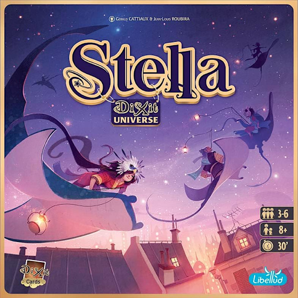 Libellud Stella - Dixit Universe Brädspel Ålder 8+ 3-6 Spelare 30 Minuters Spelstid C