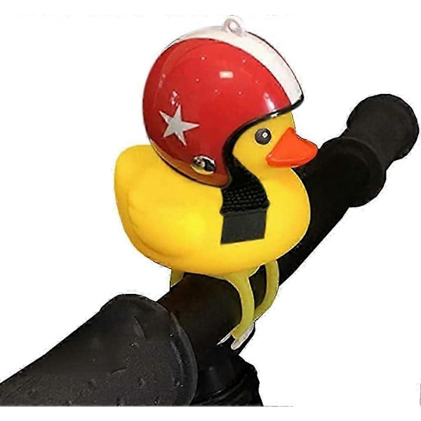 Söpö Kypärä Ankka Polkupyörän Kello LED-Valolla Kumiankka Polkupyörän Ohjaustangon Torvet Hauskat Polkupyörätarvikkeet Lapsille Taaperoille Lapsille Aikuisille Urheiluun Ulkoiluun Style 2