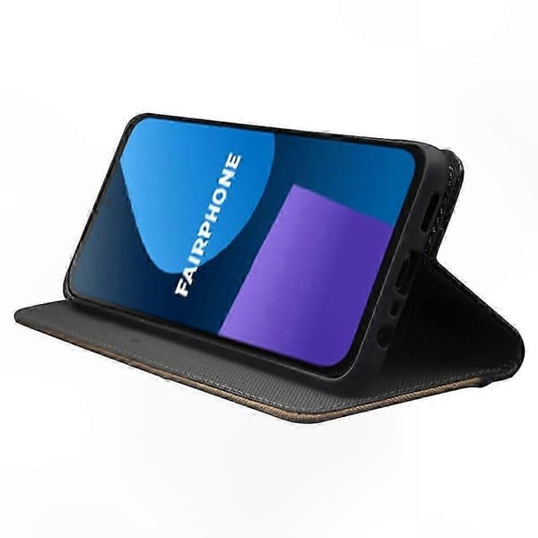 Fairphone 5 PU-läderfodral med kortfack Telefonfodral Skydd