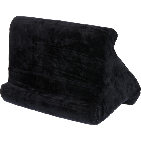 Lukemistyö, Kirjatyö irrotettavalla samettipeitteellä, kirjoille, e-lukulaitteille ja tableteille, musta, 28 cm x 20,5 cm x 21 cm black