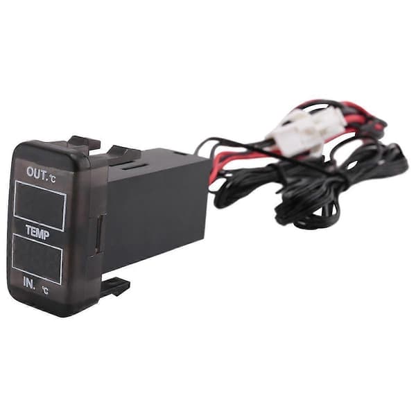 Dobbel temperaturvisning inne og utenfor bilen Dobbel temperatursensor for Prado Prius