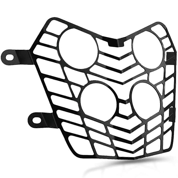 Motorsykkel frontlyktbeskyttelse for Yamaha Tenere 700 2019-2021 Hovedlykt Lampe Grillbeskytter XT700Z Black