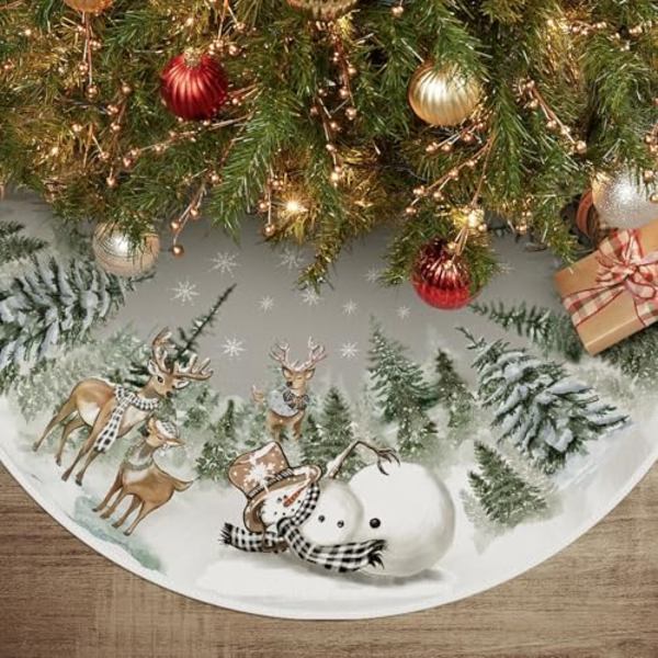 Juletrematte 91 cm, Vinter juletre dekorasjon