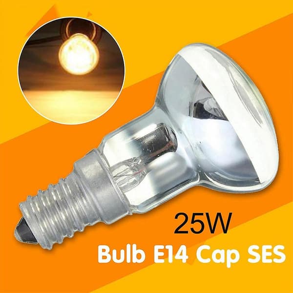 R39 laavalamppupolttimo 25W SES E14 heijastinruuvattava kohdevalo As shown
