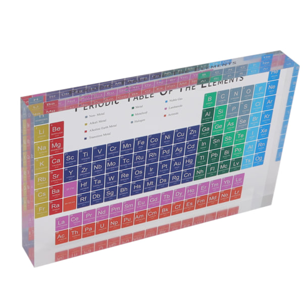 Pedagogisk periodisk tabell dekorasjon, trygg, luktfri, moderne akryl periodisk tabell elementer for hjemmet eller skolen