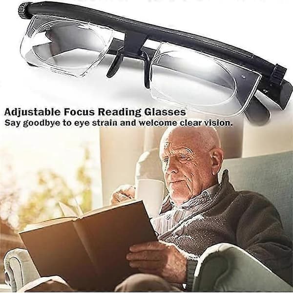 Justerbare briller med Dial Vision Correction - Tilpassbare fokuslinser for lesing