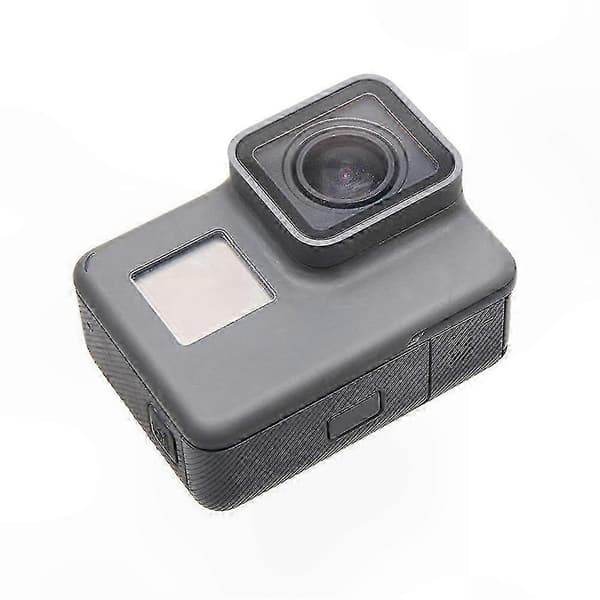UV-linsebeskyttelse erstatning til Action Camera Hero7 6 5 modeller - Beskyttende glas reservedel black