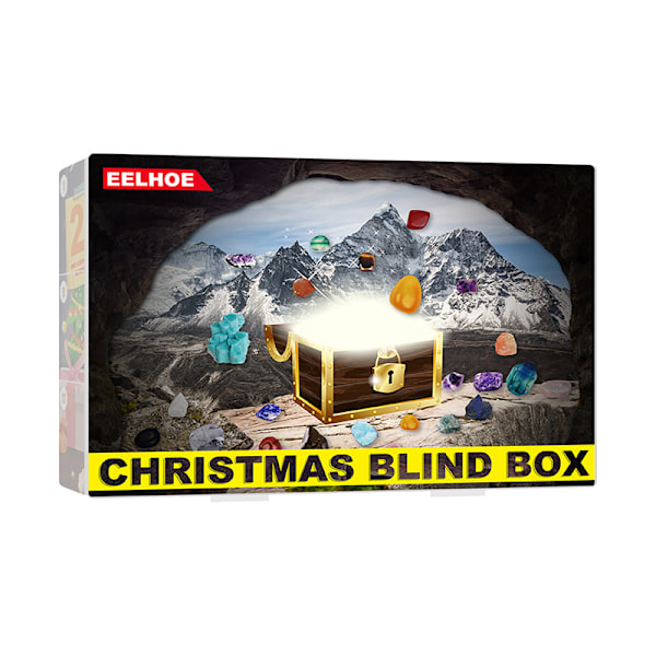 Julkalender med kreativa julklappar, nedräkningskalender med leksaker, perfekt present till barn Christmas Blind Box