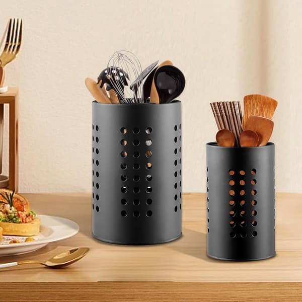 Bestikkurvsæt - Køkkenorganisator - 2 Stykker - Rustfrit Stål