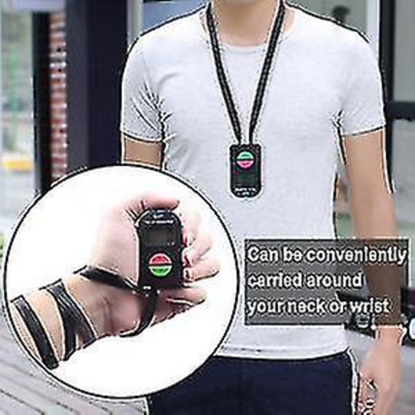 Elektronisk tæller, Digital håndtæller Elektronisk manuel klikker med lanyard Add Subtract Model