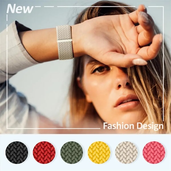 Flätat Solo Loop för Apple Watch Armband 40mm 44mm 49mm 45mm 41mm 38mm 42mm Elastiskt Armband iWatch Series 9 8 7 se Ultra 2 Rem Ljusblå S Storlek