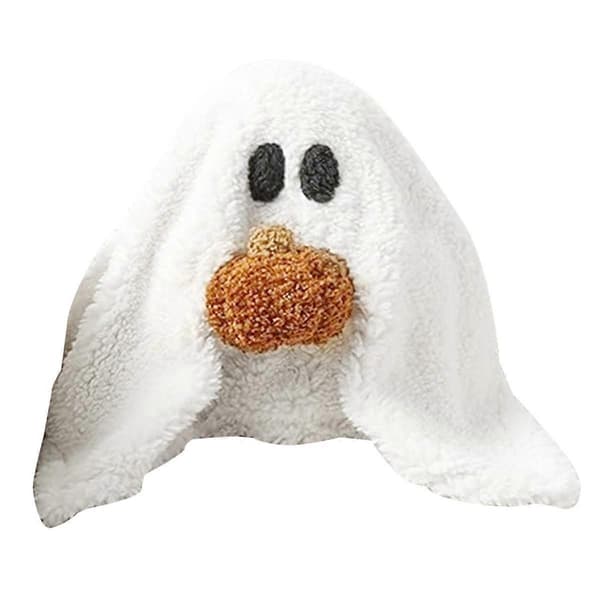 Spøgelse med græskarpude, Halloween-spøgelse med græskarpude som gave til fans, blød udstoppet Hallowee White