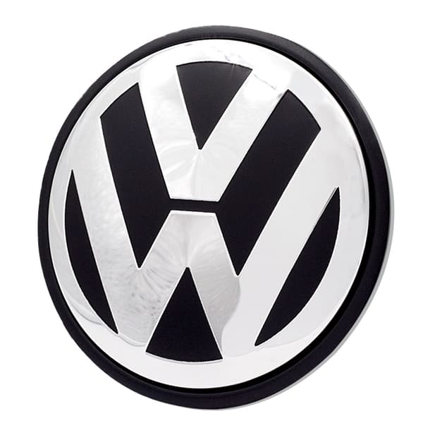Reservdelar - Volkswagen VW mittkopp/hjulemblem - Bil Silver