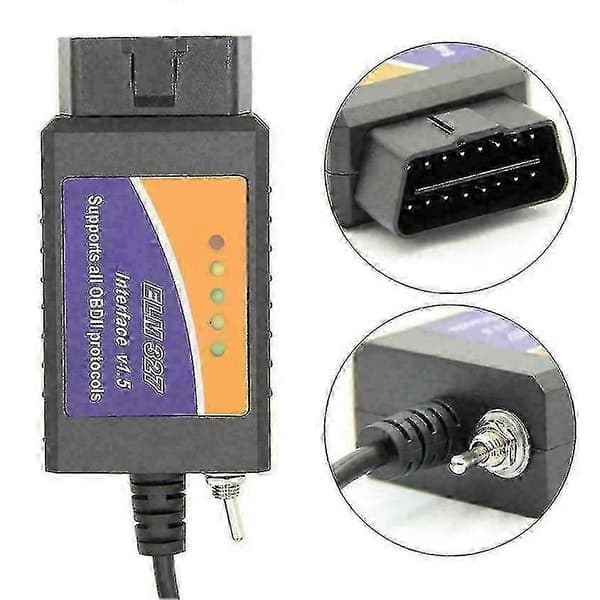 ELM327 MS-CAN HS-CAN Scanner til Ford Forscan
