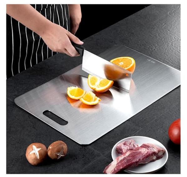 Titan Cutting Board, 2-pack Stainless Steel Cutting Boards, Double-Sided Quality Board