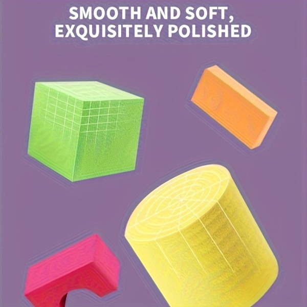 25 stk EVA Byggeklosser, DIY Kreative Myke Lekefigurer, Stable Skum Byggeleker, STEM Gaver, Montessori Gaver 25pcs