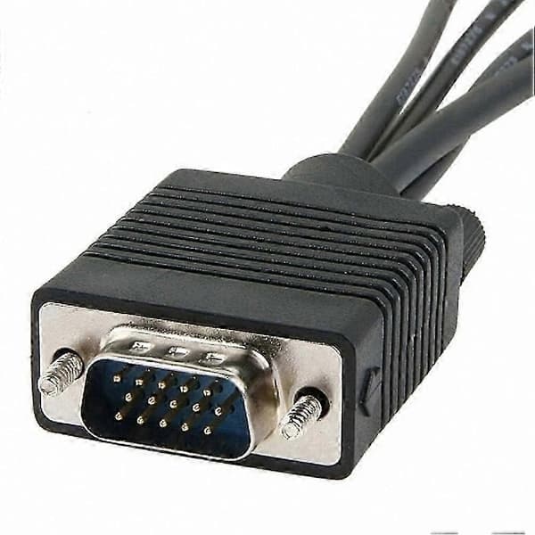 2 til 3 kabel SVGA til S-Video og VGA til 3 RCA adapter sæt, One Point Four Version