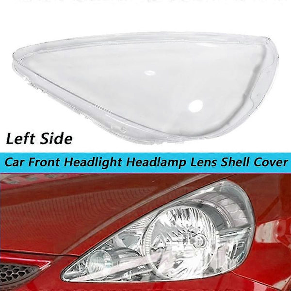 Car Headlight Front Headlamp Lens Shell Replacement for Honda Fit Jazz Hatchback 2003-2CJY Left