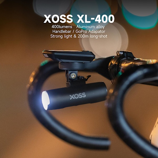 Xl 400 Xl 800 Sykkellys Hodelykt Vanntett USB Ladbar Vei Mtb Forlykt Sykkelblits Lommelykt Lysylinder XL-800