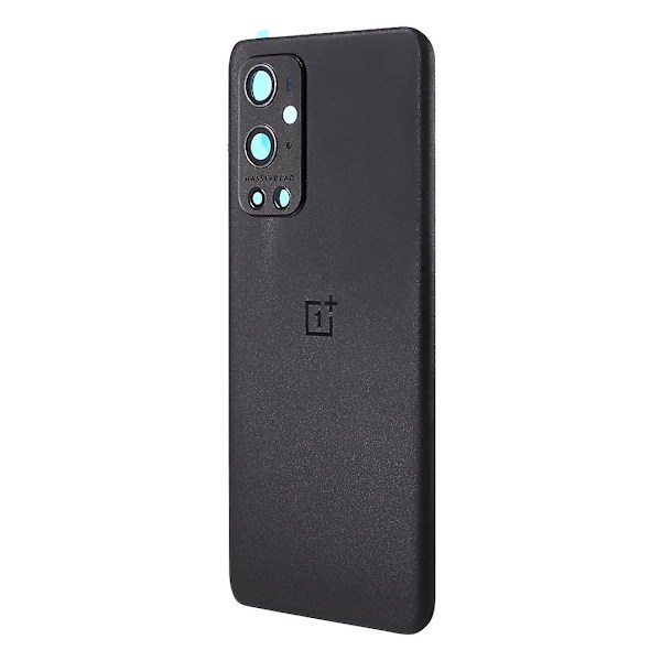 For OnePlus 9 Pro 5G OEM Batterideksel Reparasjonsdel + Kameralinse Deksel (YJD) Svart Black OnePlus 9 Pro 5G