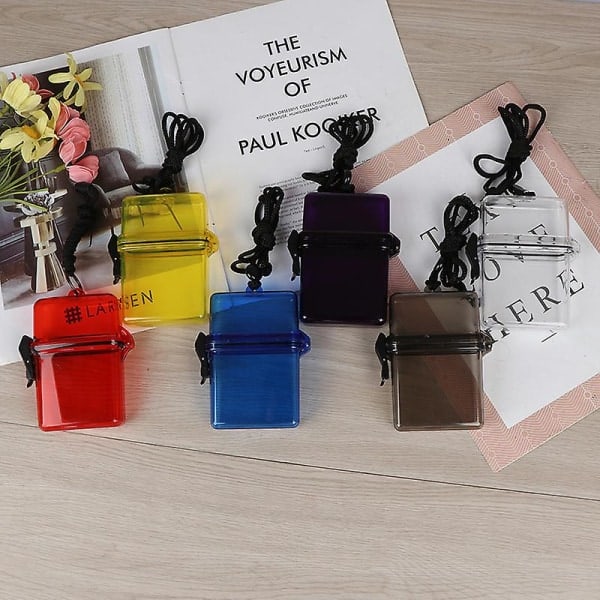 1st Udendørs Vandtætte Lommer Nøgle Penge Etui Holder Pose Blå Blue