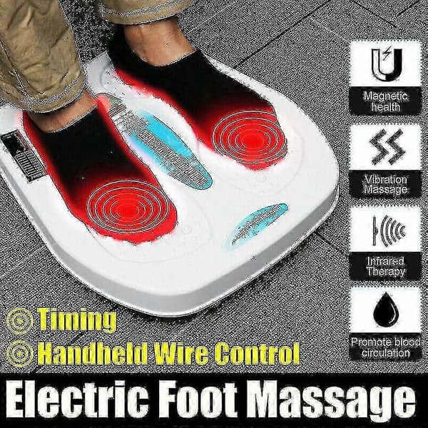 Fod Ben Vibration Blodcirkulation Booster Fodmassager Med Varme 9 Tilstande Xd. Ny/2024