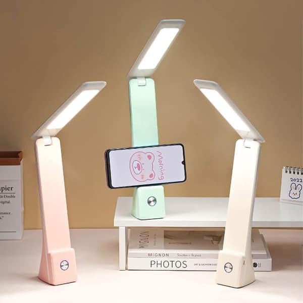 LED Skrivebordslampe Trådløs Lampe HVID white