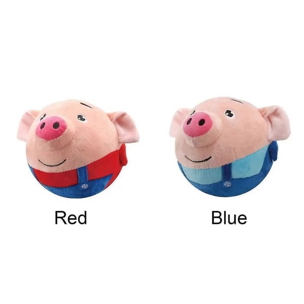 Active Moving Plush Pet Toy, Interactive Bouncing Balls Sound Electronic Dog ToyCJY Blue