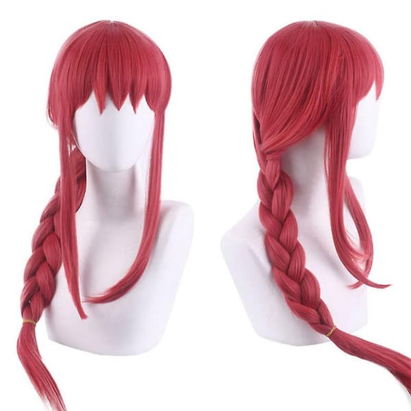 Makima Cosplay Peruukki Anime-asuun (oranssinpunainen)