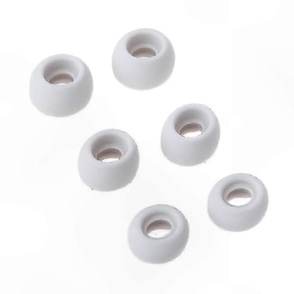 Anti-Slip ørepropper til trådløse høretelefoner - Bløde silikone ørepropper, kompatible med Galaxy Buds Pro, sølv