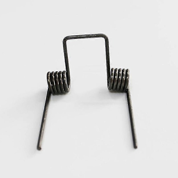 Dobbelt torsionsfjeder, tråddiameter 2,5 mm udv. diameter 15,5 mm benlængde 65 mm 5 vindinger