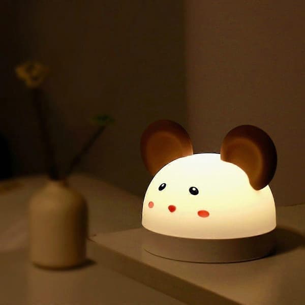 LED nattlys for barn, nattlys for barn, babynattlys, timer, vekkerklokke, barnerom