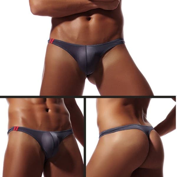 Tanga truser G-streng truser Grå 2XL(3.0-3.3) Grå Grey 2XL(3.0-3.3)